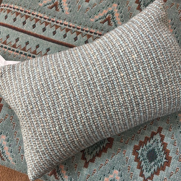 Stockbridge Lumbar Pillow, 12 x 20, Jasper, Acrylic Polyester Blend Zipper - Picture 10 of 10
